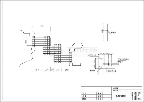 某居住小区园林施工cad图，共20张-图二