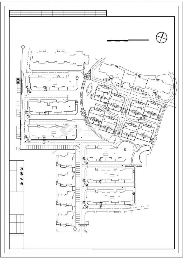 小区8种小庭院施工cad图-图二