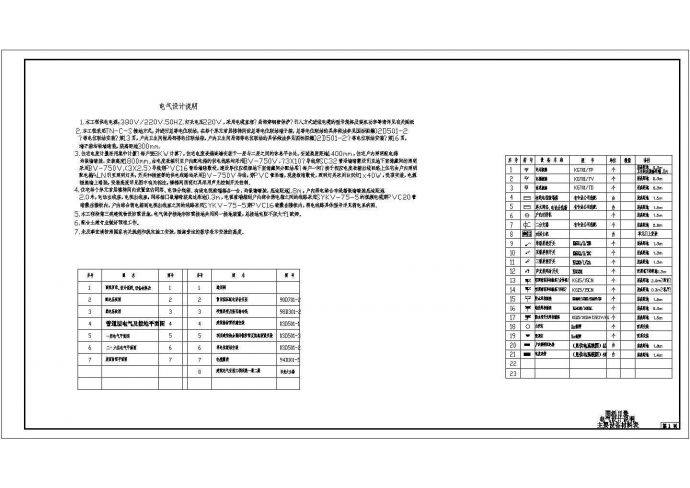 某六层带地下室住宅楼电气图（共7张图纸）_图1