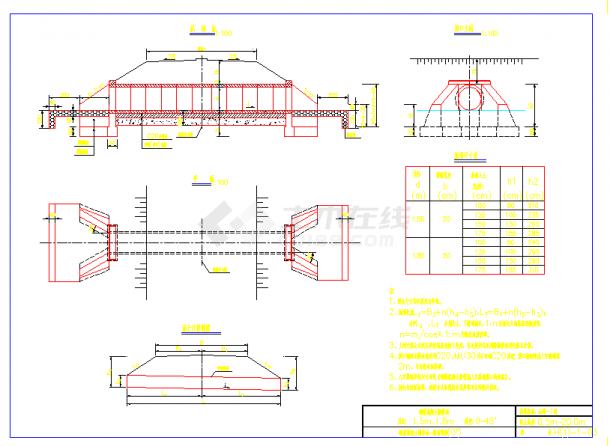 2014新版涵洞CAD详细参考图-图二