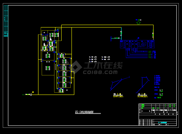 长春市某药厂综合制剂车间暖通设计CAD布置图-图一