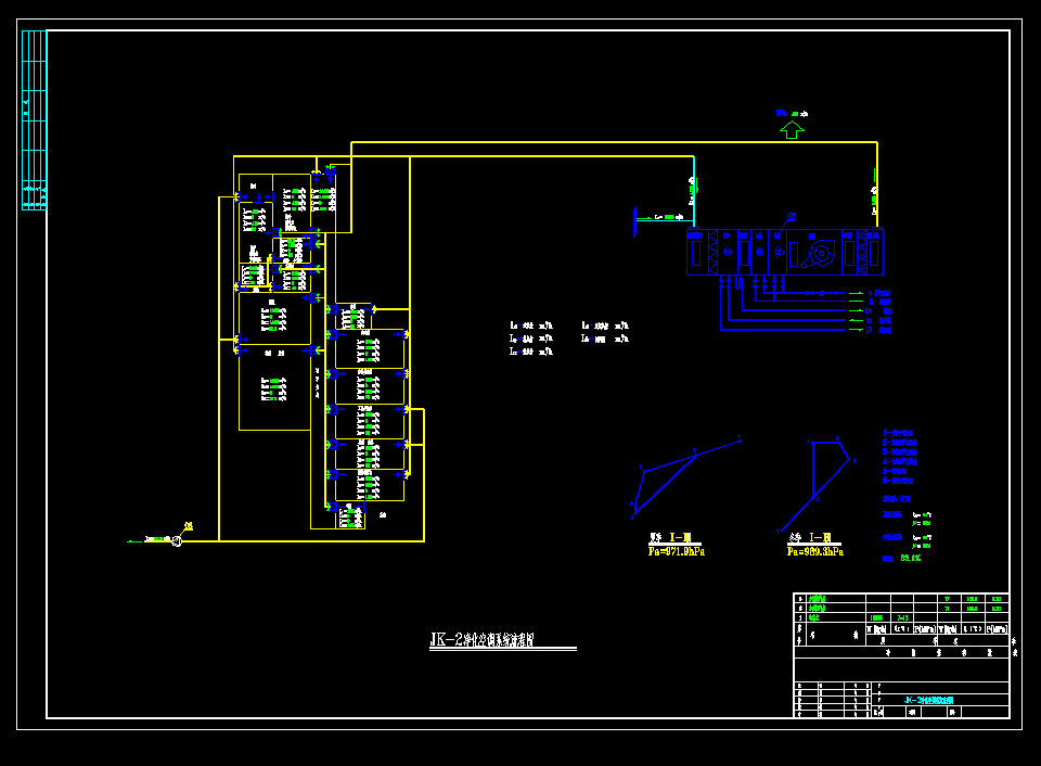 长春市某药厂综合制剂车间暖通设计CAD布置图