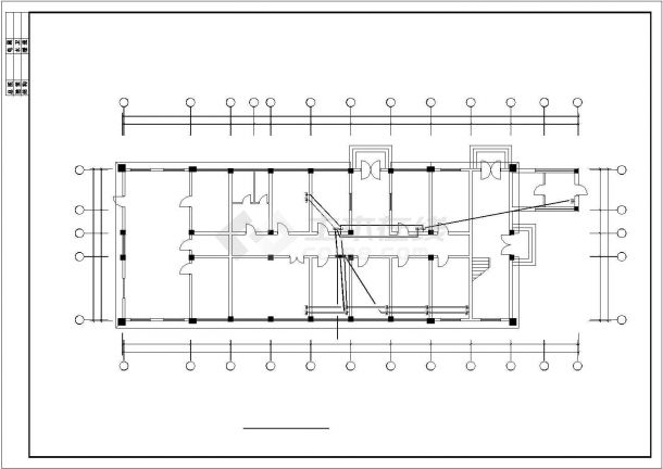 防疫站综合楼电气CAD图纸-图二