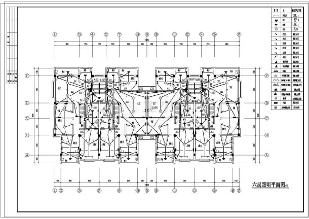 【深圳】某多层住宅楼电气设计施工图-图二