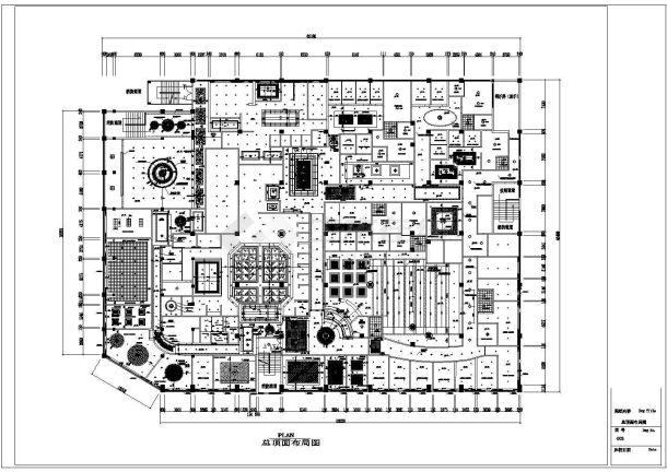 【江苏】某洗浴中心室内装修设计施工CAD图纸(含电气)-图二