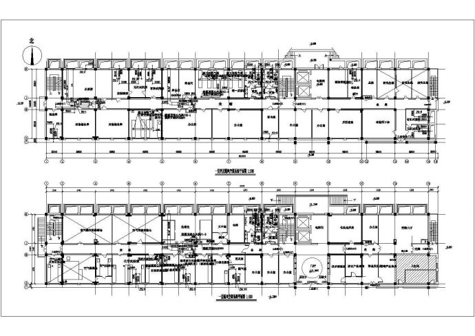 某八层楼生物研究所空调通风系统设计图纸_图1