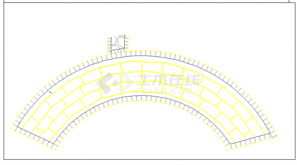 休闲木平台CAD施工图-图二