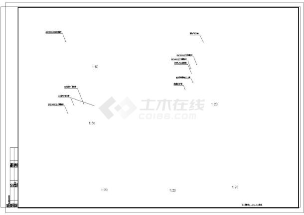 旗台施工图(施杆与基础连接做法)-图一