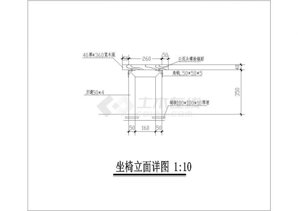 某两种类型花架设计套图-图二