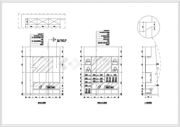 【湖南】清新现代简约风格四居室室内装修施工CAD图纸（附效果）-图一