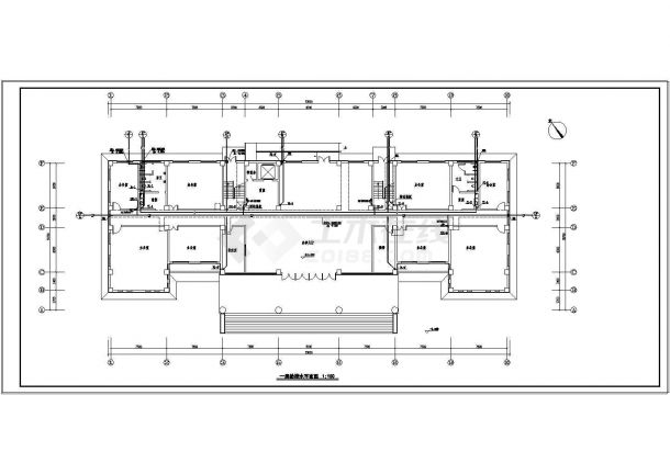 【新疆】某多层办公大楼采暖给排水设计施工图-图二