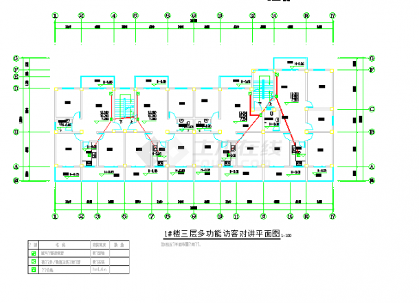 某地多层商住楼电气施工图（20张)-图二