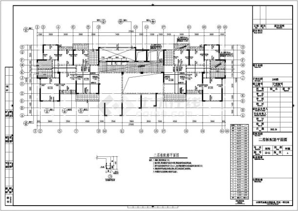 24层剪力墙结构商住楼结构施工图（仅地上部分）-图二