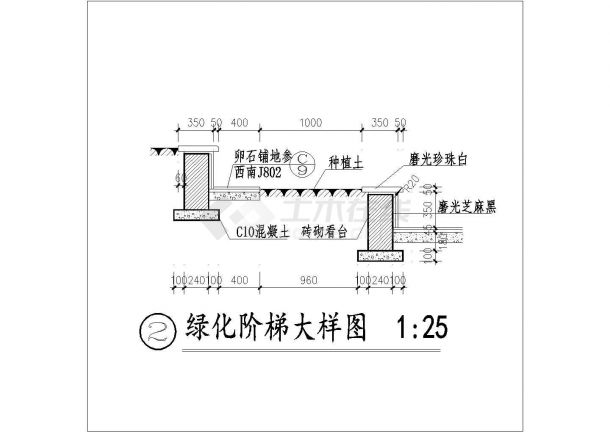 休息凉棚设计施工CAD布置图-图一