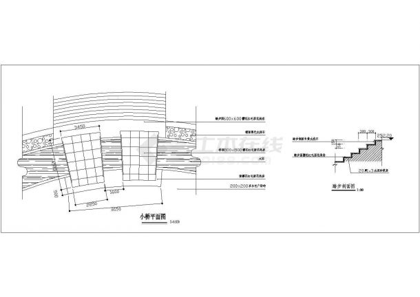 某精致混凝土平桥施工CAD参考图-图二