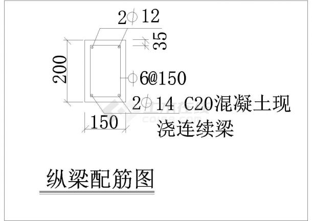 一弧形花架施工cad图，含节点详图-图二