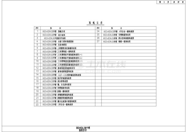 某城市板桥建筑CAD大样详图-图一