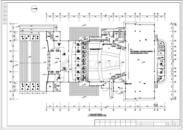 小型剧场剧院VRV空调通风排烟系统设计施工图-图一