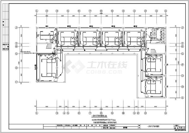 某地小学教学楼电气施工图（6张）-图二