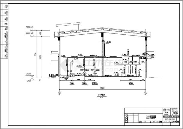印度尼西亚2台4t/h燃气锅炉及空压系统施工设计图-图二