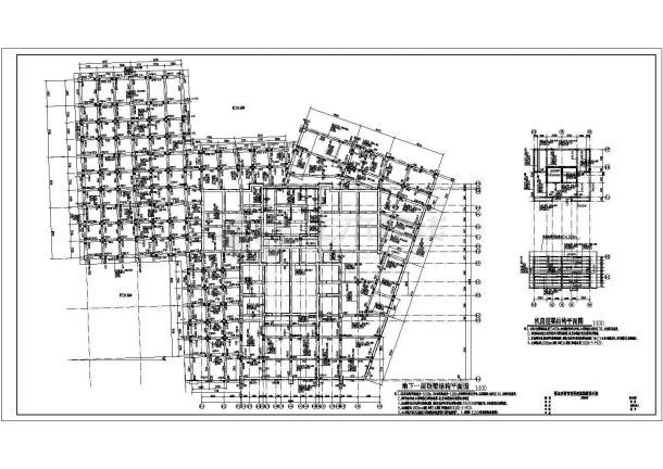 湖北28层剪力墙结构住宅全套结构施工图-图一