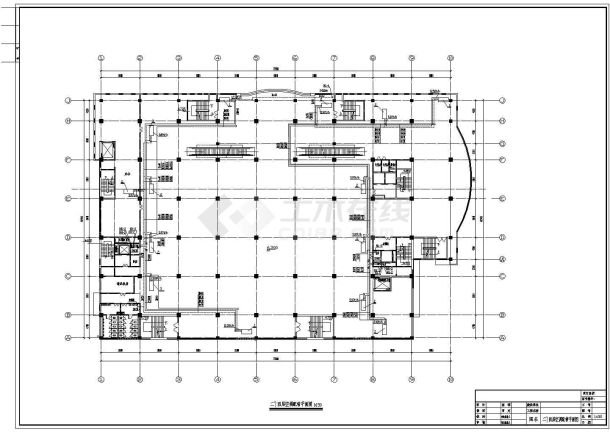 某地方区域停车场1-4F空调CAD基础详图-图二