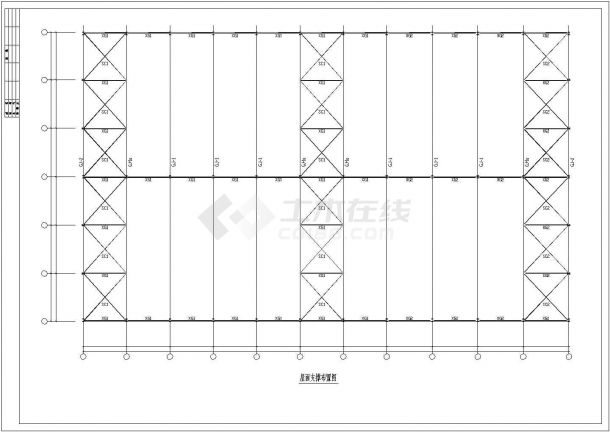 某单层钢结构厂房建筑及结构设计施工图-图二