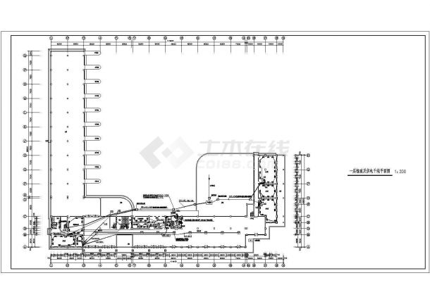 某一层的候车站电气设计全套施工图-图二