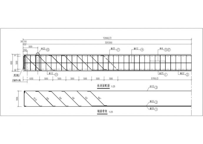 某桥梁CAD方案参考平面图_图1