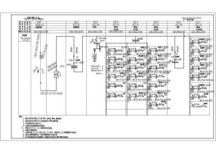 小区全套高低压电气图纸及系统布置图_图1