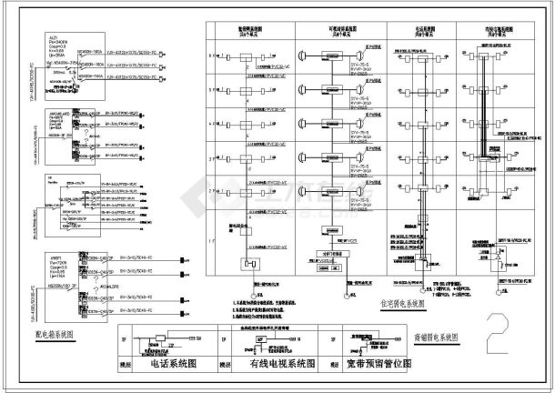 【江西】某商业住宅楼电气设计施工图-图一