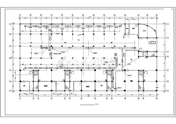 高层商住建筑空调通风防排烟系统设计施工图（数字定压机组）-图二
