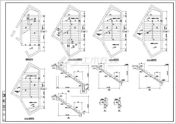 多套高层剪力墙建筑结构设计施工图-图二