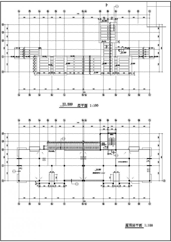 【临城】农贸市场三栋楼建筑施工图_图1