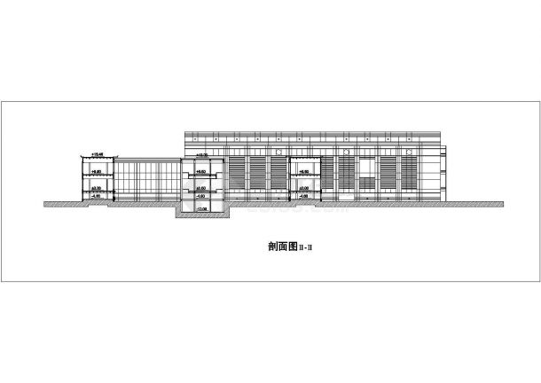 北京国家博物馆方案设计cad图-图一