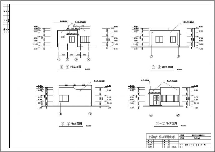 某工厂大门CAD设计规划参考图_图1
