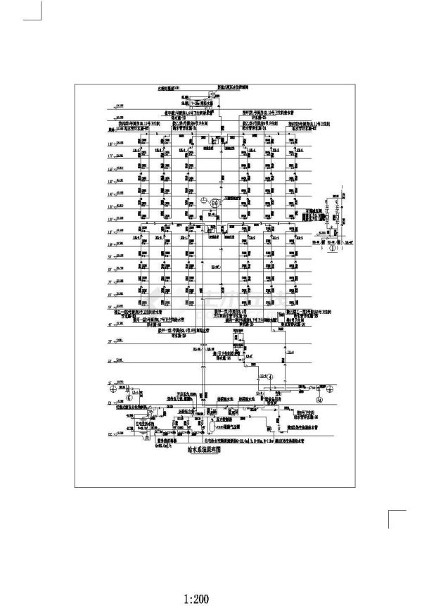 给排水施工图设计深度图样（CAD版）-图一