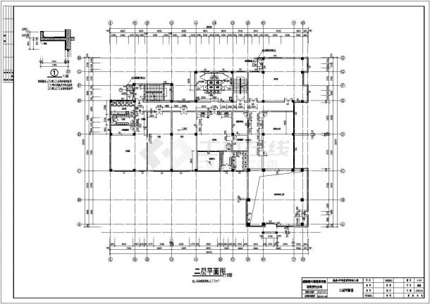 威建某河畔花园-幼儿园楼梯详图-图二