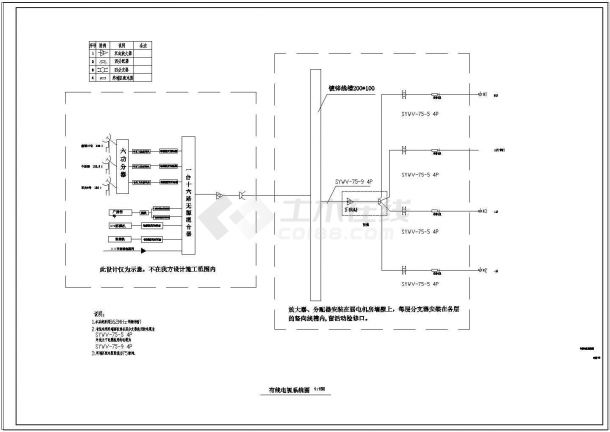【黑龙江】某办公楼电气设计施工图-图二