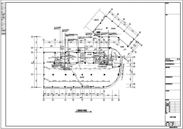 【福建】商住楼电气设计施工图纸（框架结构）-图二