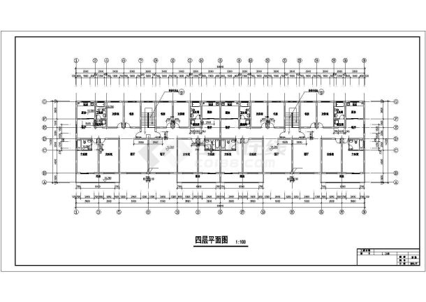 【福建】四层商住楼建筑设计施工图-图二