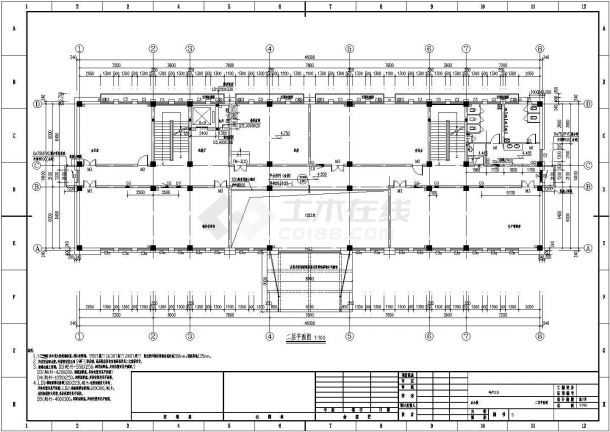 四层框架结构办公楼毕业设计（含结构设计、建筑设计、施工设计）-图二