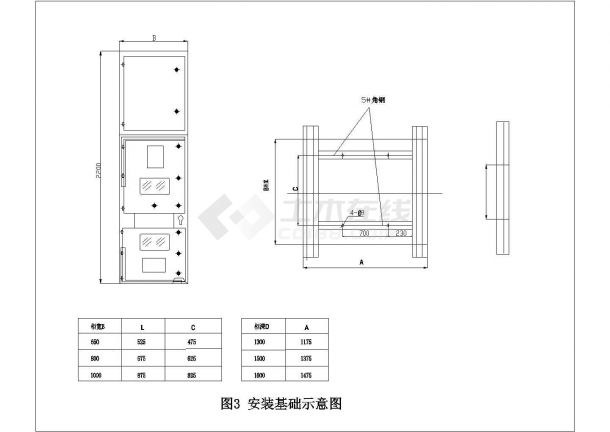 KYN28-12开关柜电气设计cad图-图二
