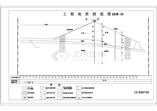 水库大坝除险加固工程初步设计节点详图（CAD图28张）-图二