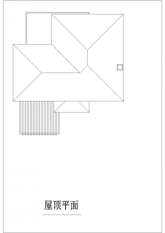 [方案]三层独栋别墅户型图(185/152/95)_图1