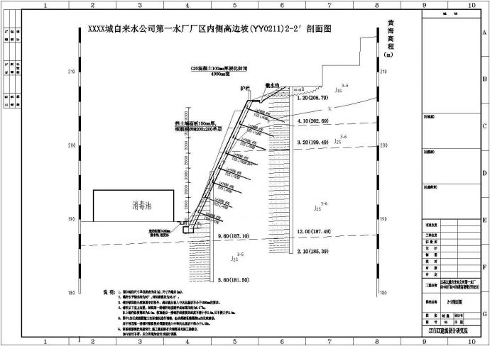 水库高切坡防护工程施工节点详图_图1