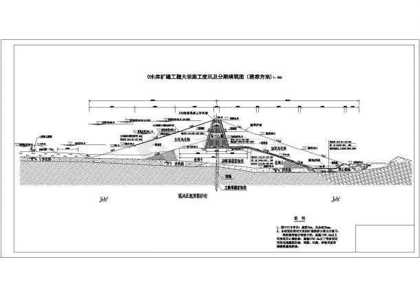 小型水库初设施工组织设计节点详图-图一