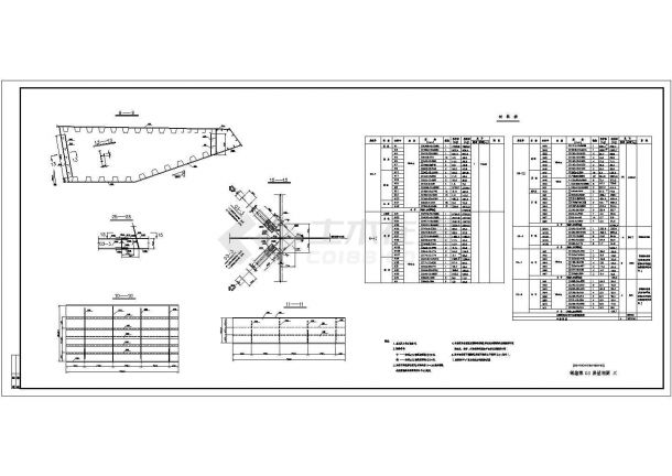 (50+180+618+180+50)米斜拉桥钢箱梁段结构节点详图设计-图二