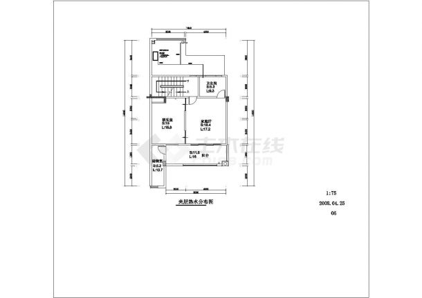 某豪华别墅中央空调设计图（共10张图纸）-图一