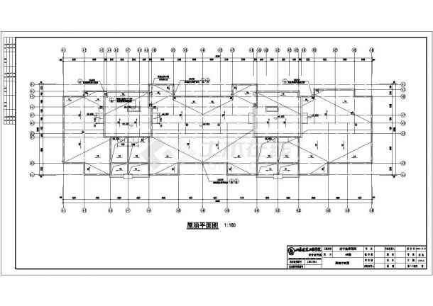 济宁市某地20层剪力墙结构住宅建筑设计施工图纸-图一